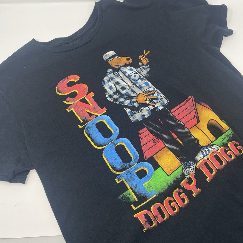 SNOOP DOGG JOE COOL T-SHIRT Large L Tha Dogg Collection Death Row cartoon dog